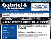 Tablet Screenshot of gabriel-law.com